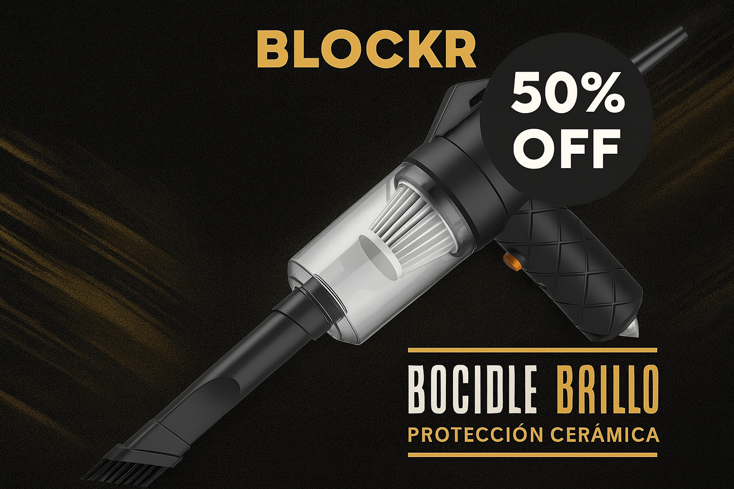 Aspiradora 3 en 1 Blockr