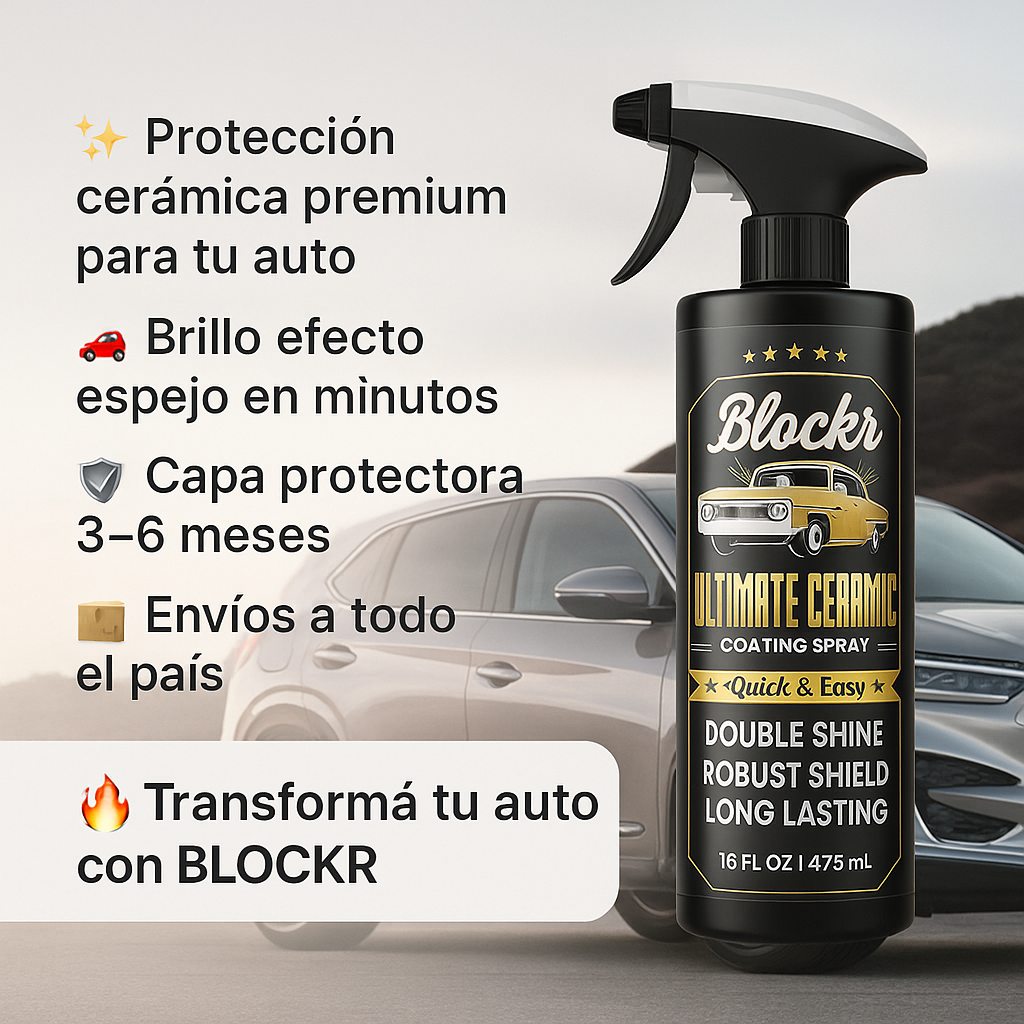 Blockr Tratamiento Ceramico Para Autos (500 Ml)